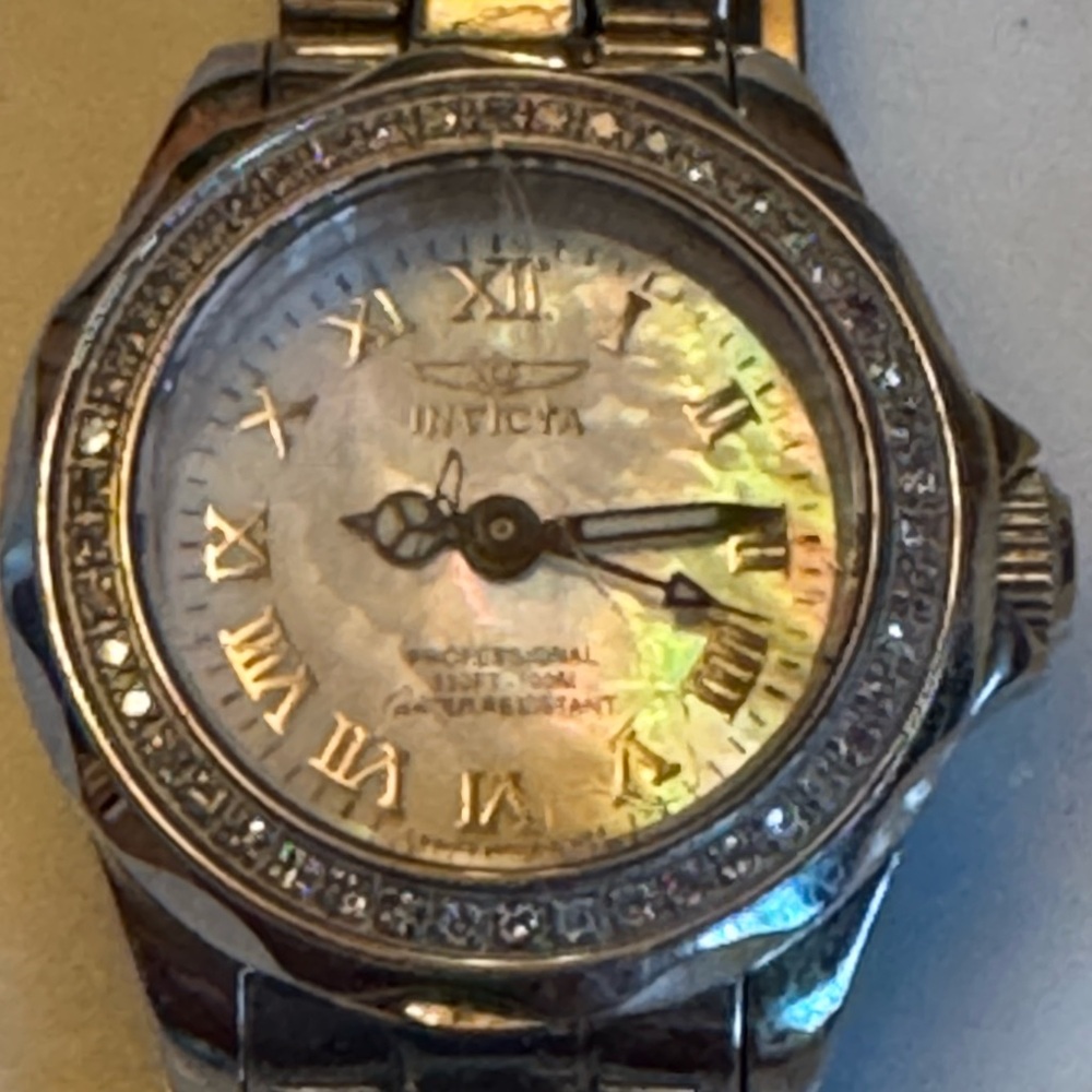 Invicta Women's Silver-tone and Gold-tone Bracelet Watch